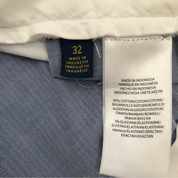 SOLD on eBay Men's White Polo Ralph Lauren Shorts Size 32 Stretch Classic Fit - Picture 5 of 5